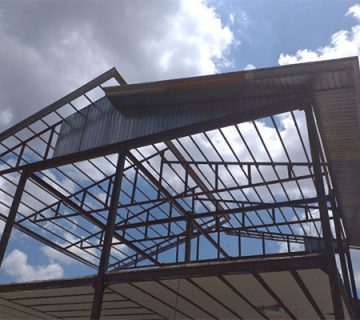 پوشش سقف شیبدار در دماوند